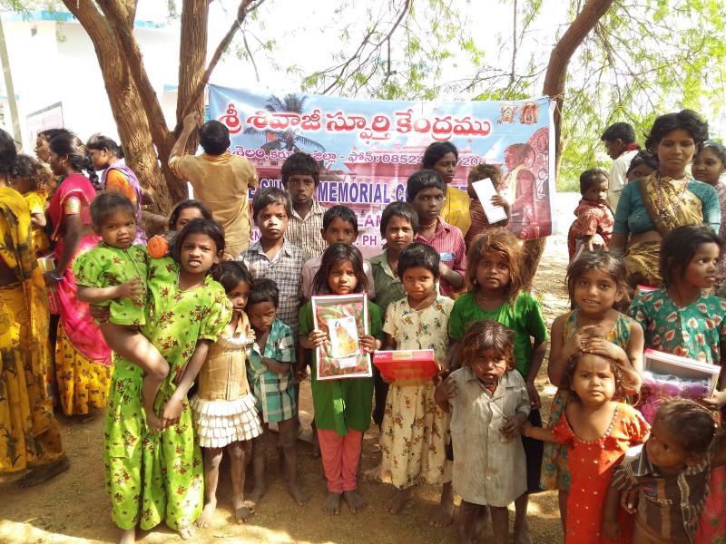 Saree distribution in tribal villages