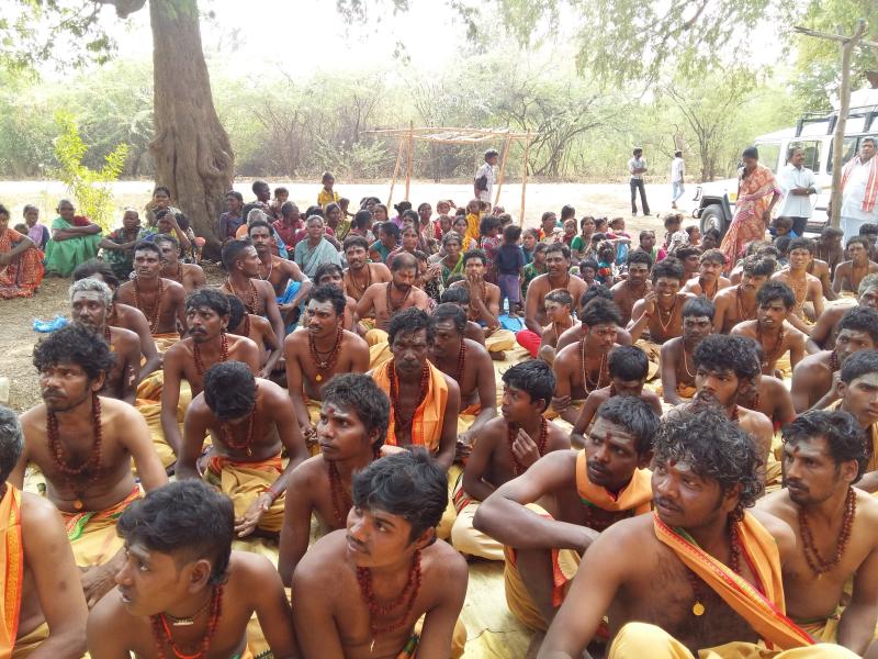 Shiva maala in Tribal villages